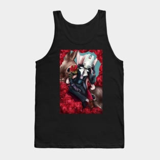 Rabbits in the Rosebush Tank Top